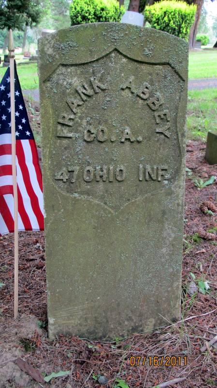 Frank Abbey - Civil War Veterans Buried In Washington State