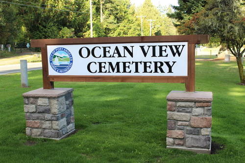 Ocean View Cemetery GAR Section Clallam Co.