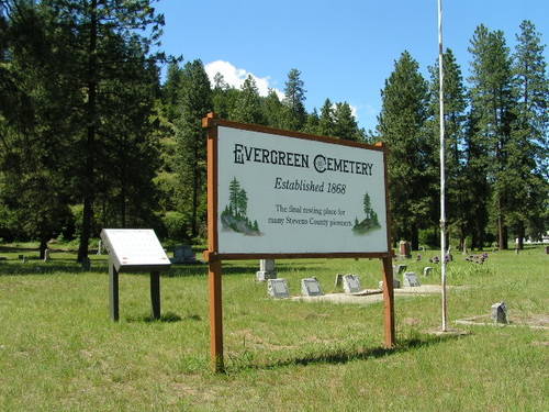 Evergreen Cemetery Colville