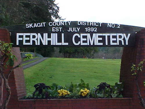 Fern Hill Cemetery Anacortes
