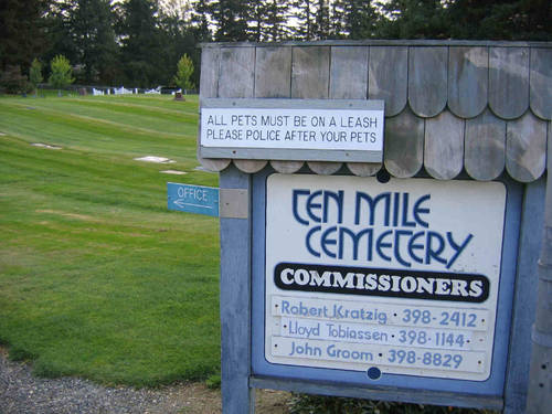 Ten Mile Cemetery AKA Central